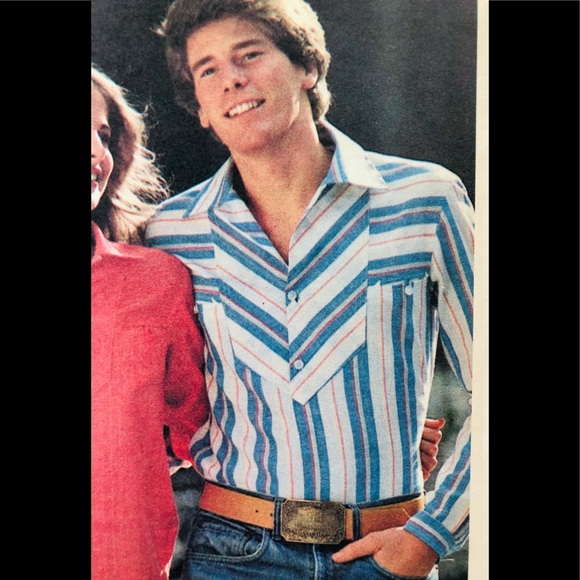 VTG 80s men’s shirt pattern Uncut size 42 - Picture 5 of 8